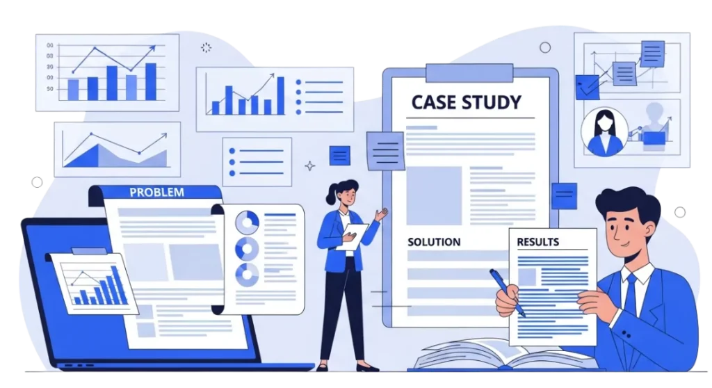Case Study Writing illustration